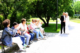 Hochzeitsfotografie in den Gärten der Welt Berlin