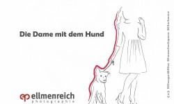 Dame mit Hund